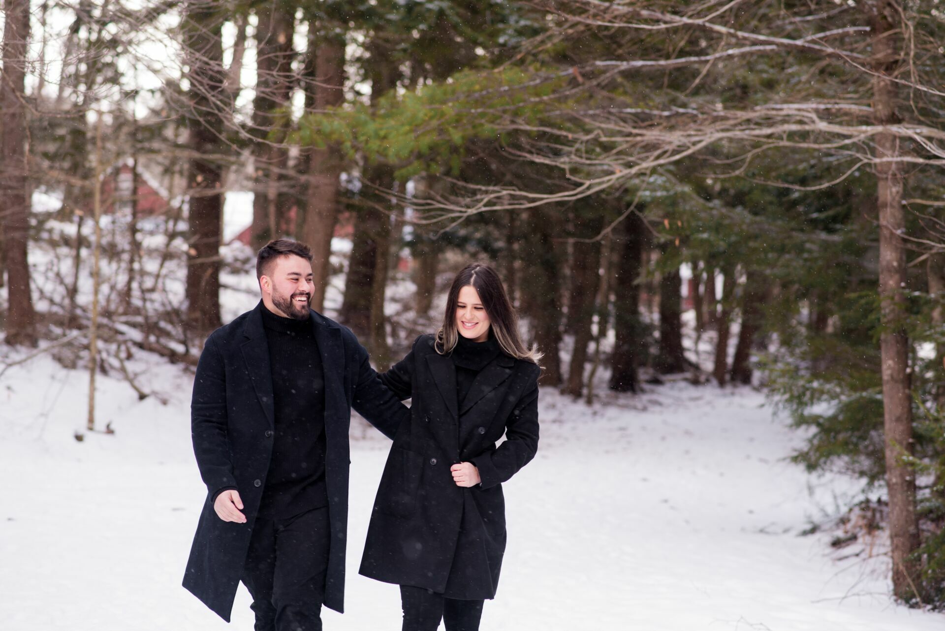 Foto Uma História de Amor na Neve: Sessão Fotográfica e Pedido de Casamento surpresa em New Hampshire - Imagem 11