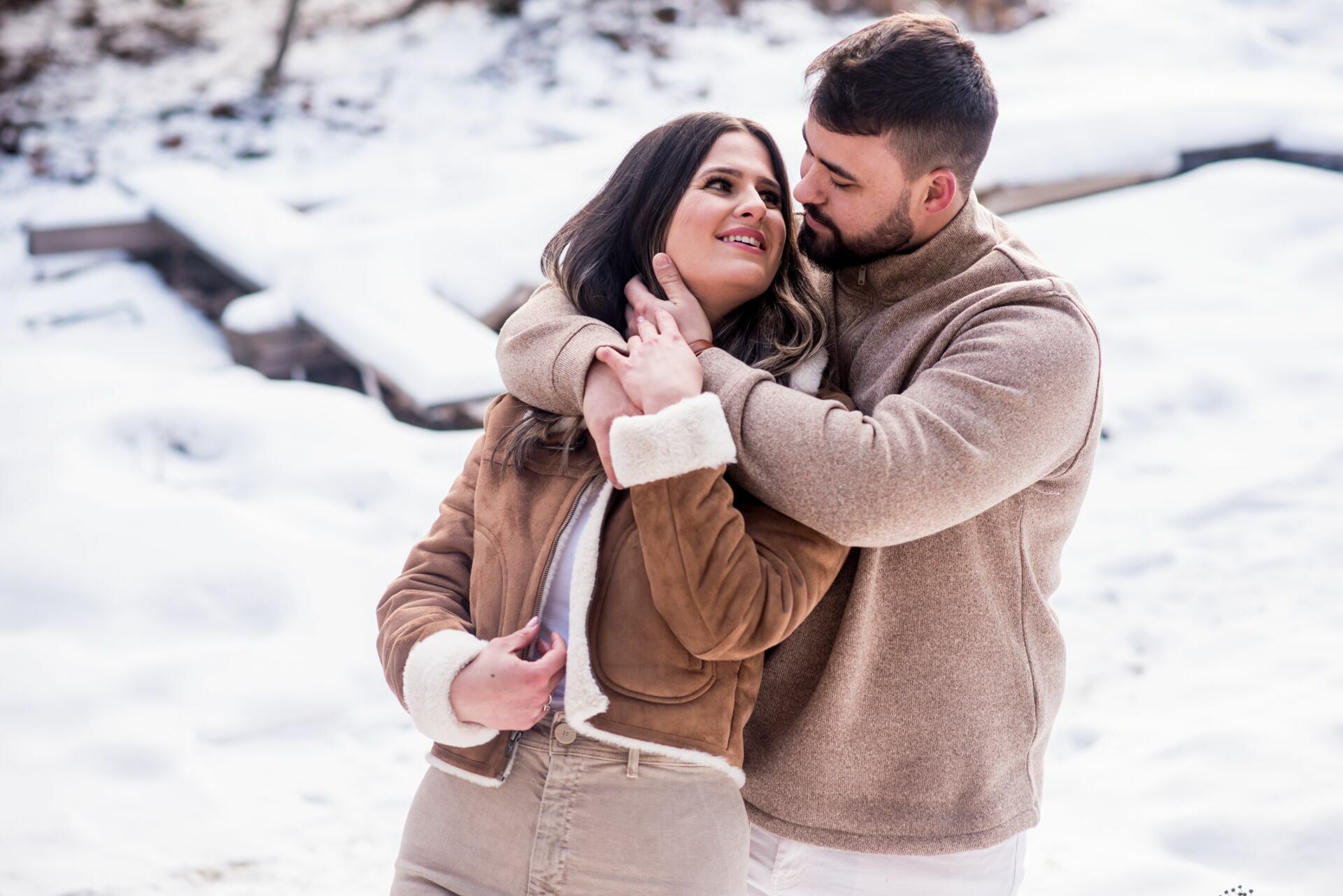 Foto Uma História de Amor na Neve: Sessão Fotográfica e Pedido de Casamento surpresa em New Hampshire - Imagem 60