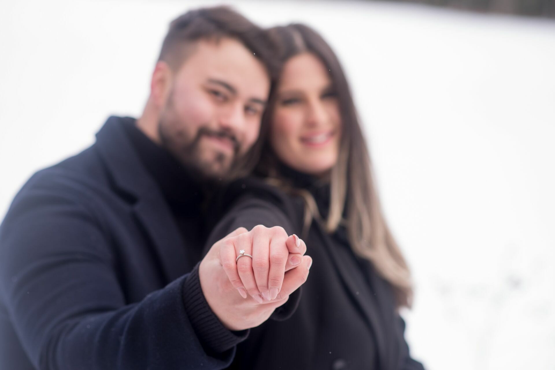 Foto Uma História de Amor na Neve: Sessão Fotográfica e Pedido de Casamento surpresa em New Hampshire - Imagem 56