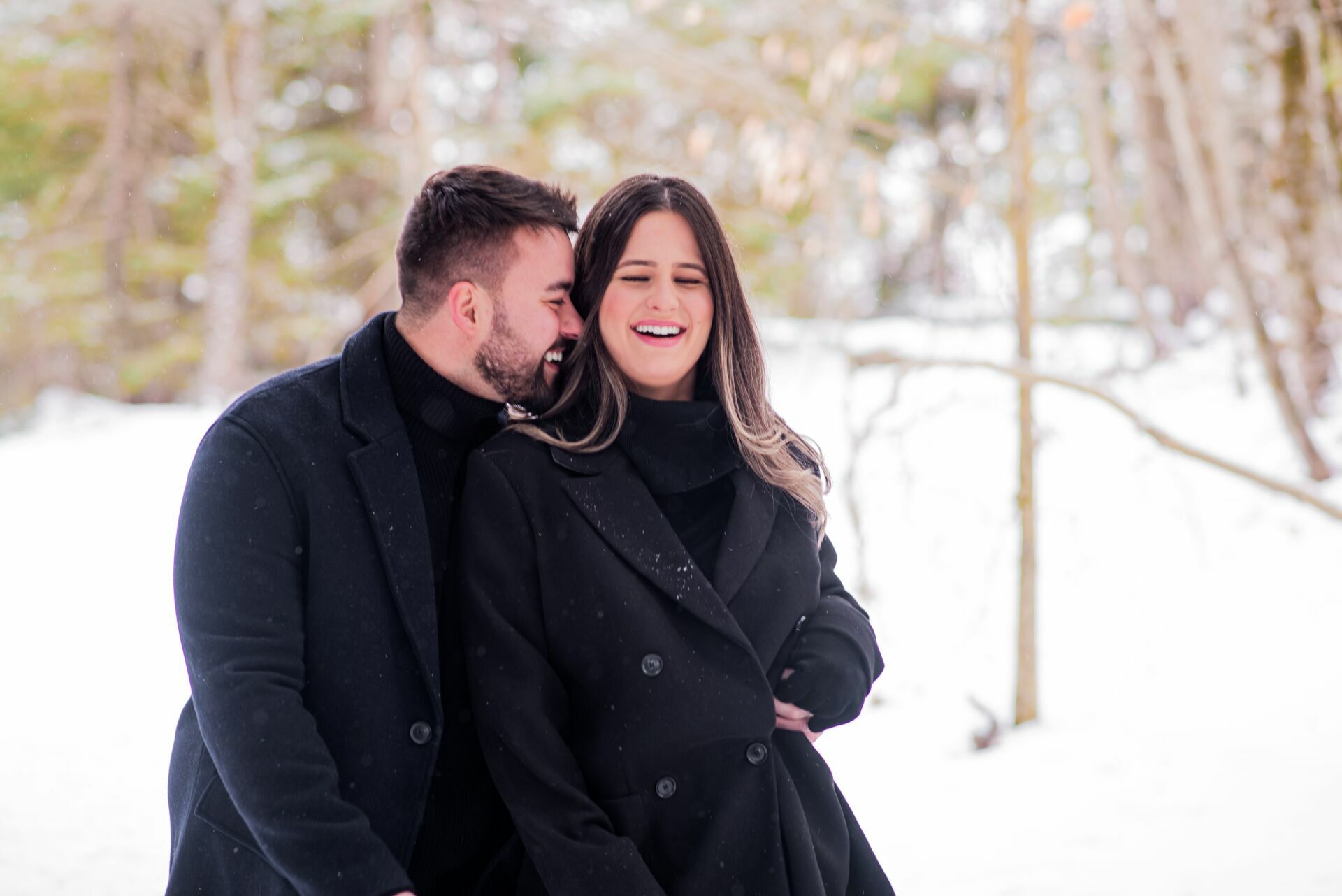 Foto Uma História de Amor na Neve: Sessão Fotográfica e Pedido de Casamento surpresa em New Hampshire - Imagem 3